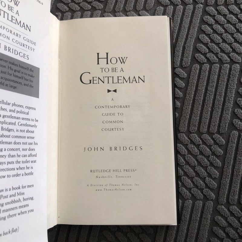 How to Be a Gentleman Revised and Updated