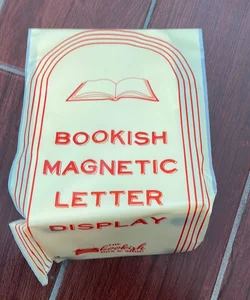 Bookish Magnetic Letter Display