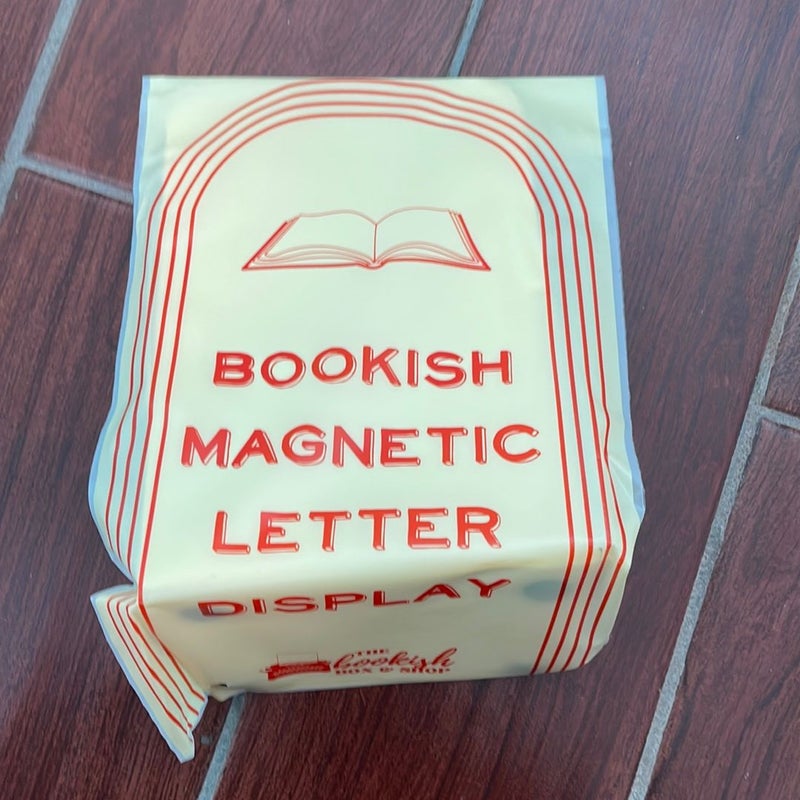 Bookish Magnetic Letter Display