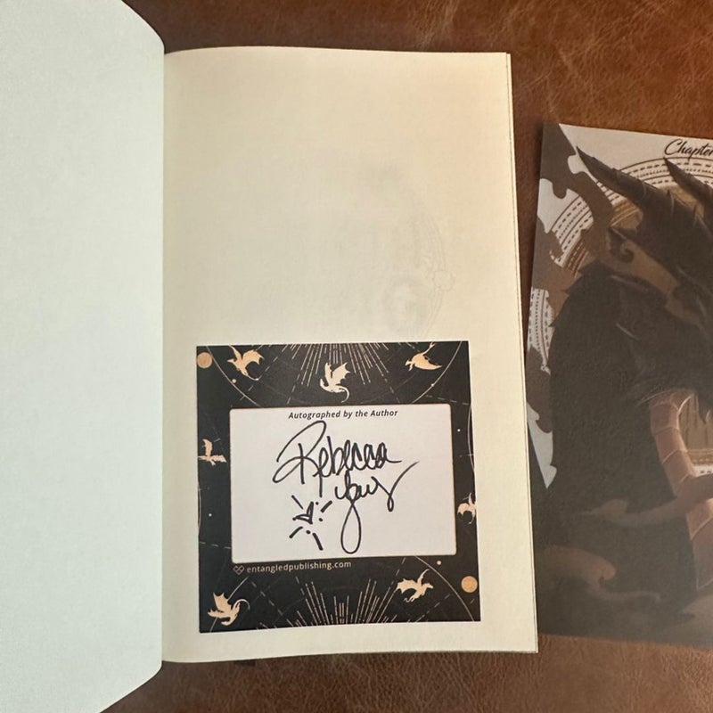 Fourth wing french special edition signed with art