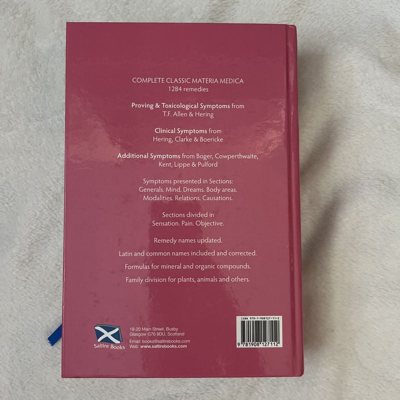 Concordant Materia Medica by Vermeulen