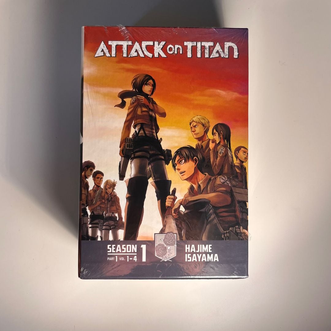 Attack on Titan Season 1 Part 1 Manga Box Set