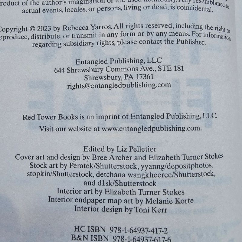 Fourth Wing Holiday Special Edition and Iron Flame Hardcover Bundle