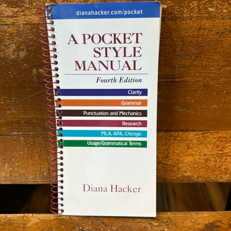 A Pocket-Style Manual by Diana T. Hacker, Paperback | Pangobooks