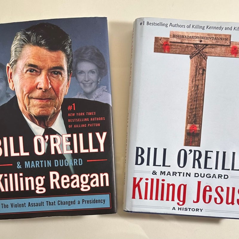 Bill O'Reilly Killing Series Lot (2 Books) Hardcover DJ First Editions - VG