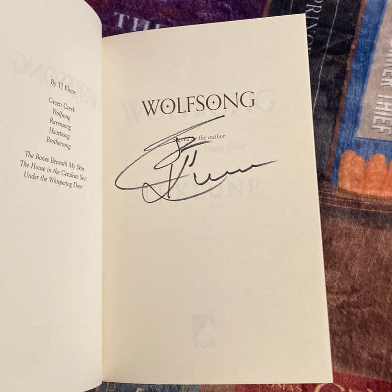 Wolfsong: Waterstones Signed Edition