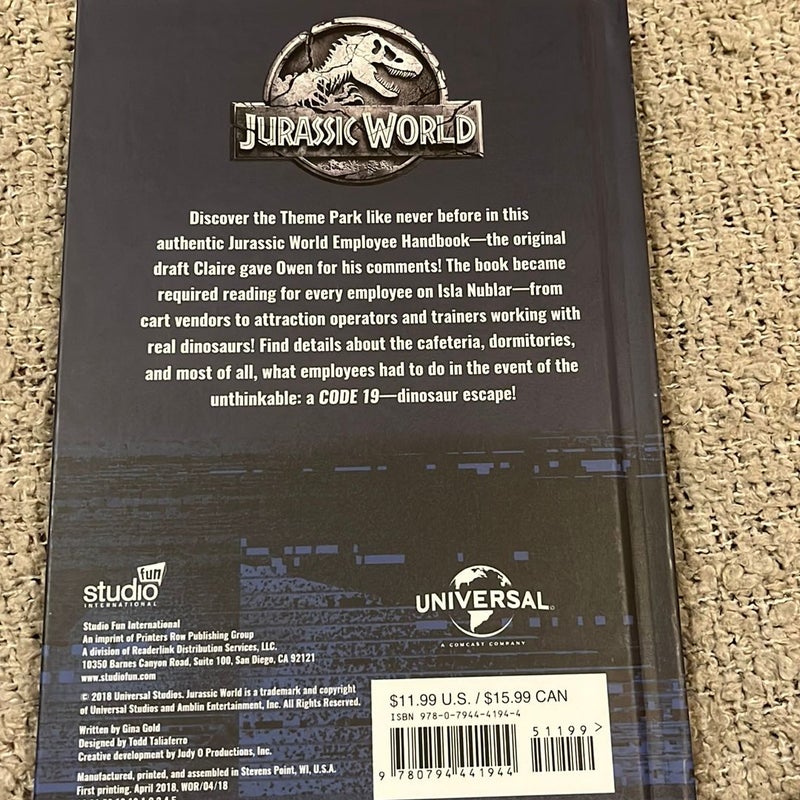 Jurassic World: Employee Handbook