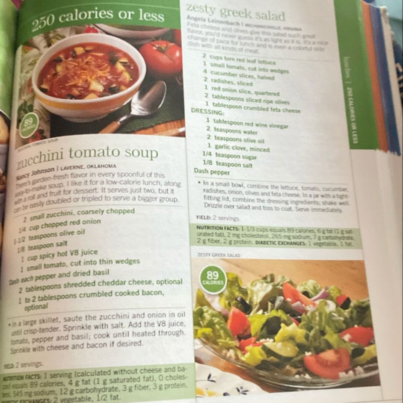 Taste of Home Comfort Food Diet Cookbook