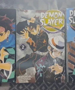 Demon Slayer: Kimetsu No Yaiba Manga Volume 1-3