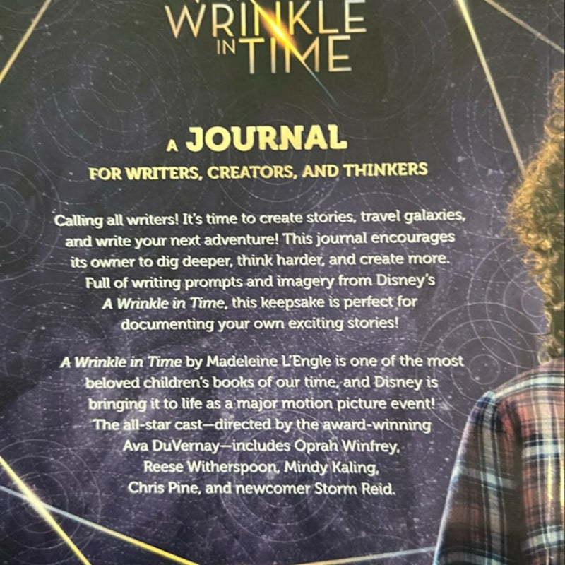 A Wrinkle in Time: a Journal for Writers, Creators, and Thinkers