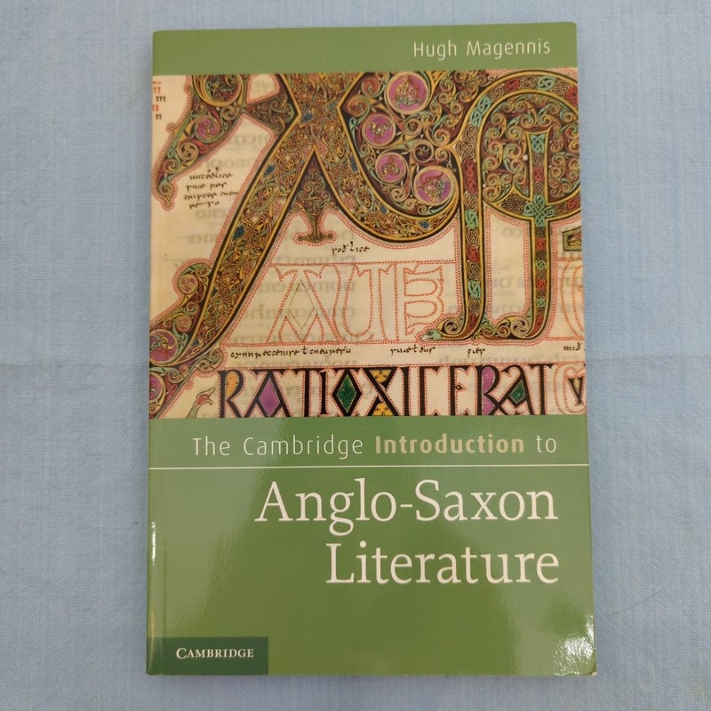 The Cambridge Introduction to Anglo-Saxon Literature