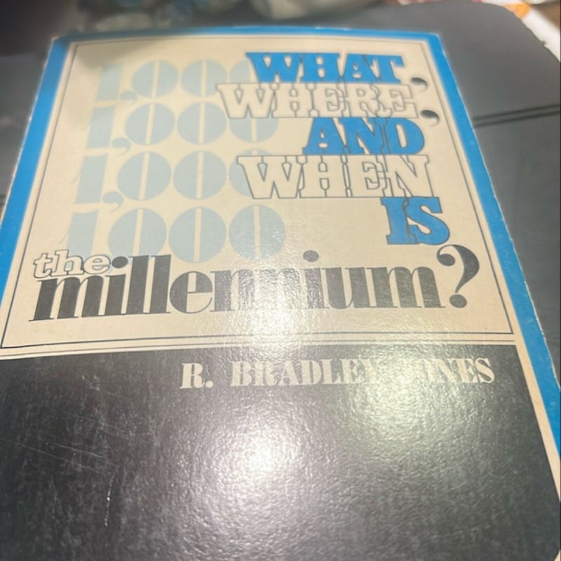 What, where, and when is the Millennium?