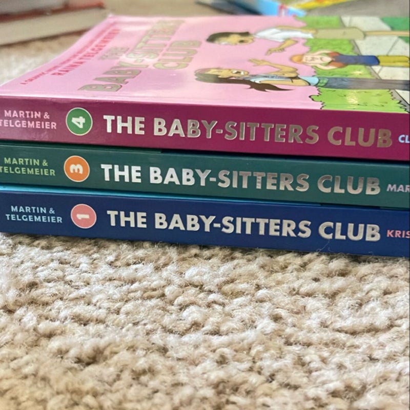 The Baby-Sitters Club Books 1, 3 & 4