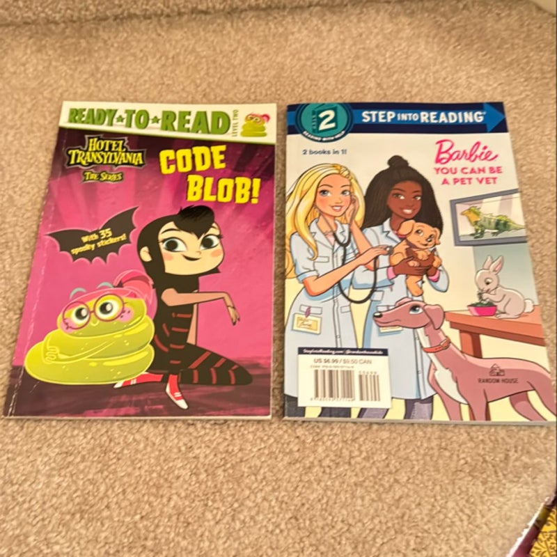 You Can Be a Doctor/You Can Be a Pet Vet (Barbie) and Hotel Transylvania Code Blob!