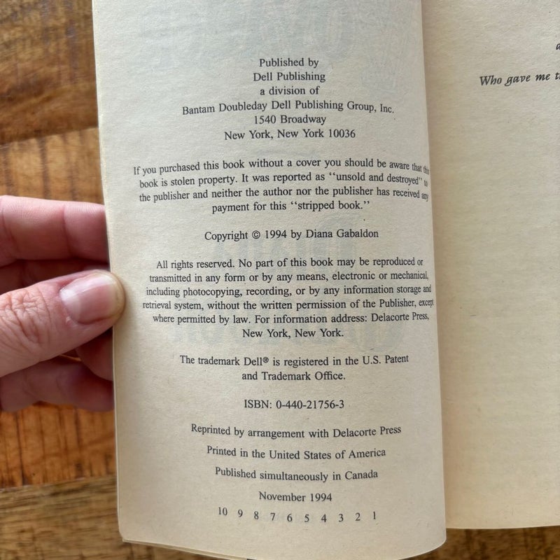 Voyager First Edition First Printing Paperback