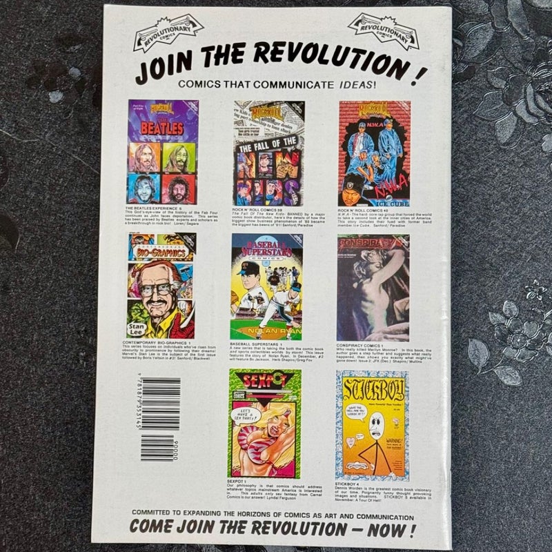 Contemporary Bio-Graphics # 1 Dec 1991 Stan Lee Revolutionary Comics