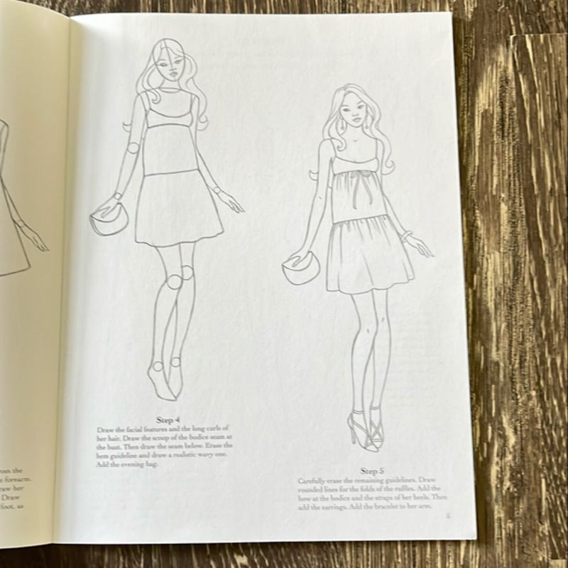 How to draw dazzling and dressy fashions How to draw dazzling and dressy fashions