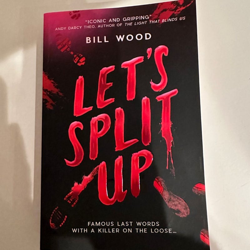 Let’s split up