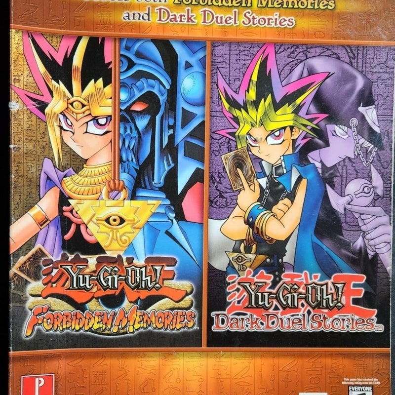 Prima’s Guide Cover both Yu-Gi-Oh! FORBIDDEN MEMORIES/DARK DUEL STORIES PS1/GBC