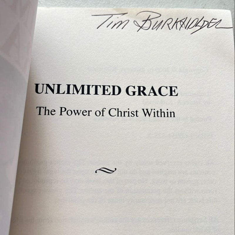 Unlimited Grace