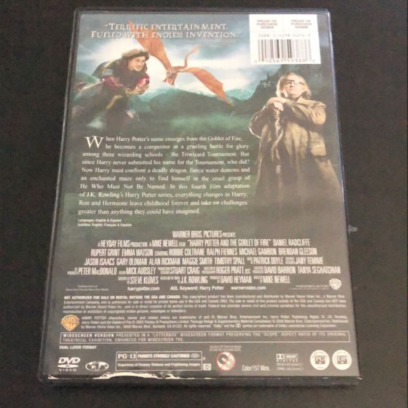 DVD - Harry Potter and the Goblet of Fire