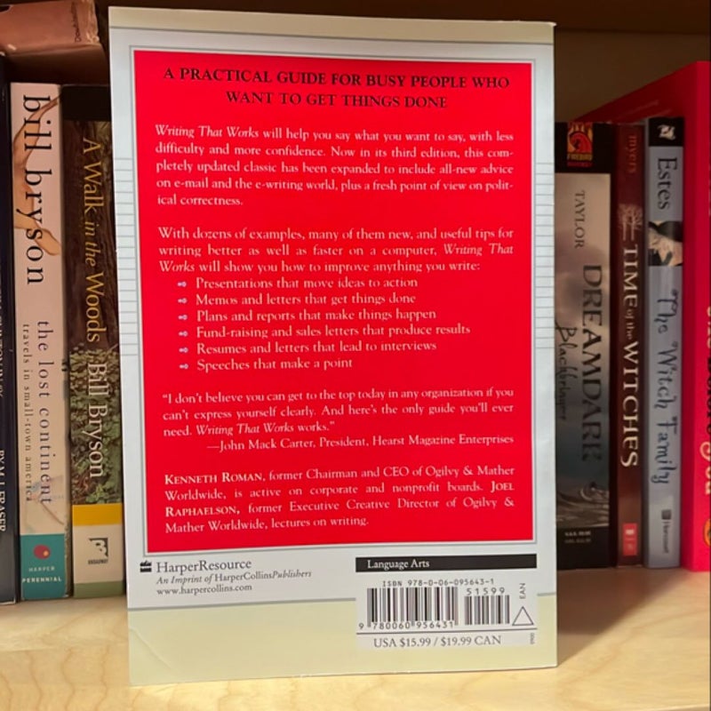 Writing That Works, 3rd Edition by Kenneth Roman, Joel Raphaelson