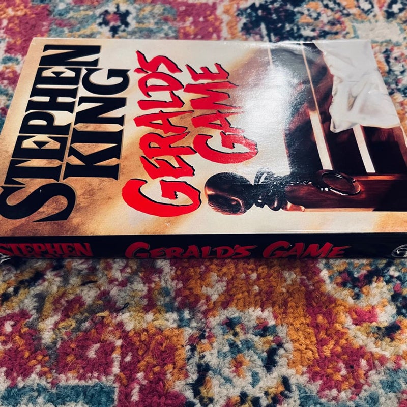 Gerald's Game by Stephen King (1992, Hardcover) First Edition