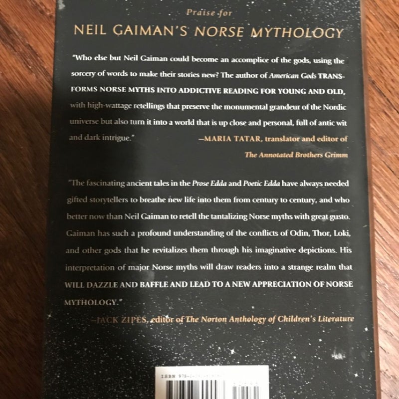 Norse Mythology (Hardcover) Fiction Fantasy Mythology 