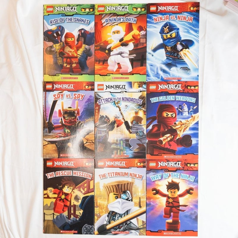 Lego Ninjago Scholastic Readers Lot of 10