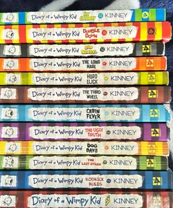 Diary of a Wimpy Kid Books 1-12 