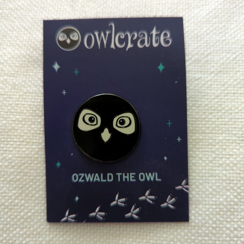 Owlcrate pin Ozwald the Owl