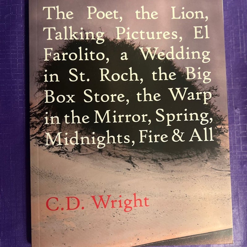 Poet, The Lion, Talking Pictures, El Farolito, A Wedding in St. Roch, The Big Box Store, The Warp in the Mirror, Spring, Midnights, Fire and All