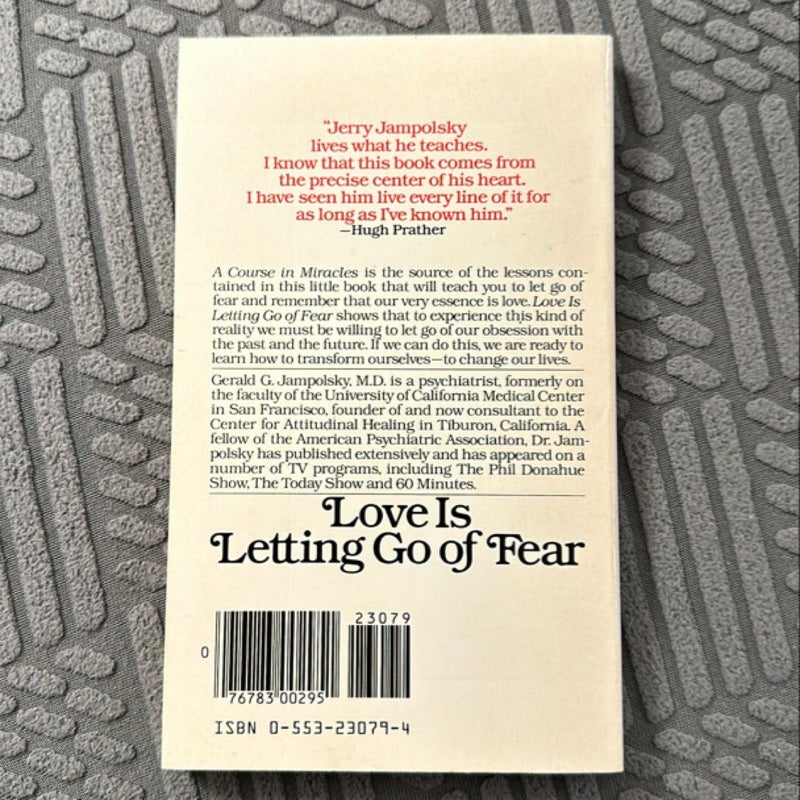 Love Is Letting Go of Fear, Third Edition