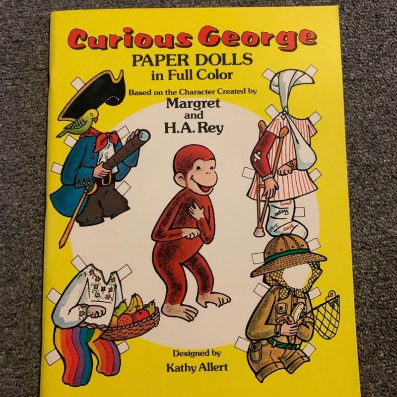 Curious George paper dolls