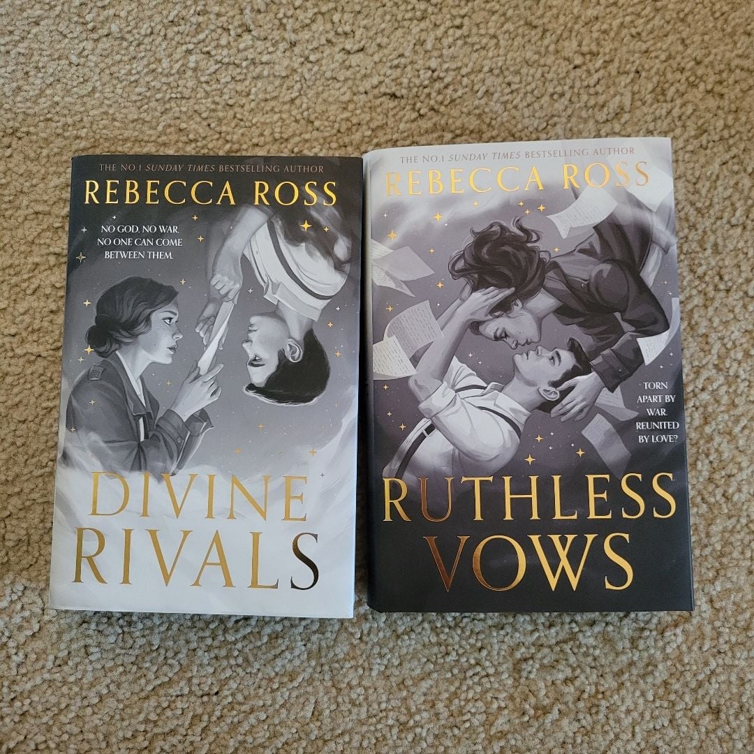 Fairyloot Divine Rivals and Ruthless Vows by Rebecca Ross, Hardcover
