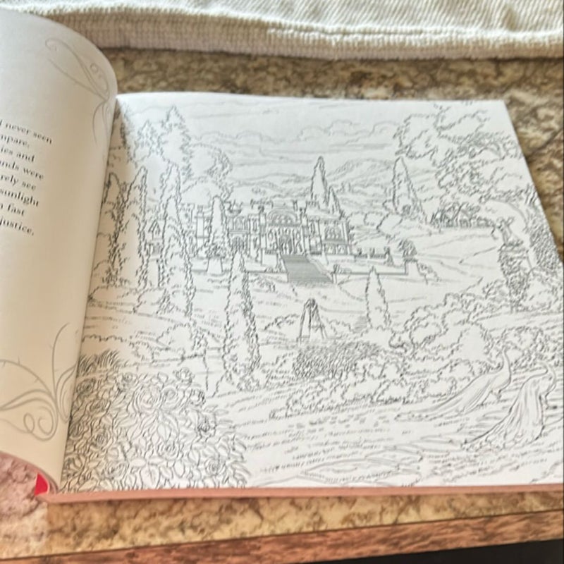 A Court of Thorns and Roses Coloring Book