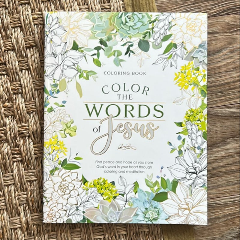 Color the Words of Jesus 