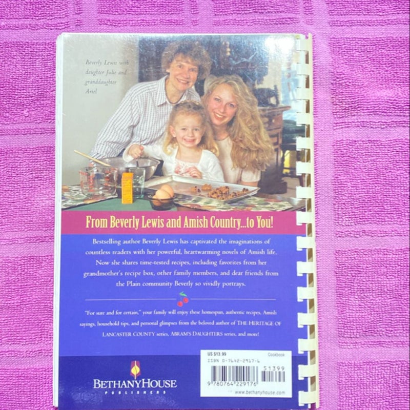 The Beverly Lewis Amish Heritage Cookbook