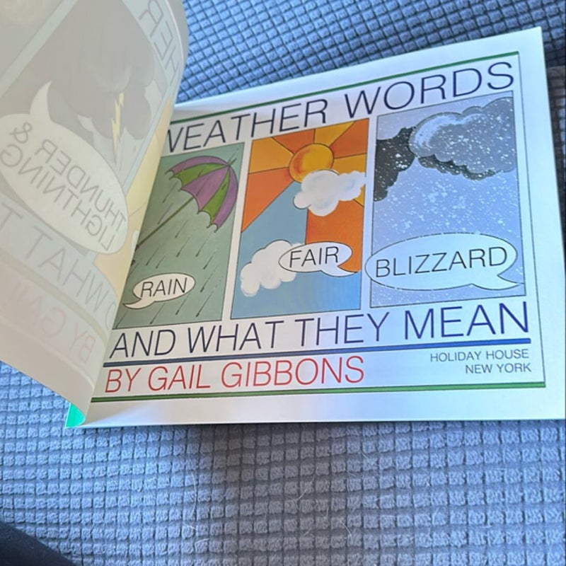 Weather Words and What They Mean