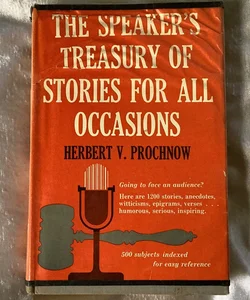 The Speaker’s Treasury Of Stories For All Occasions