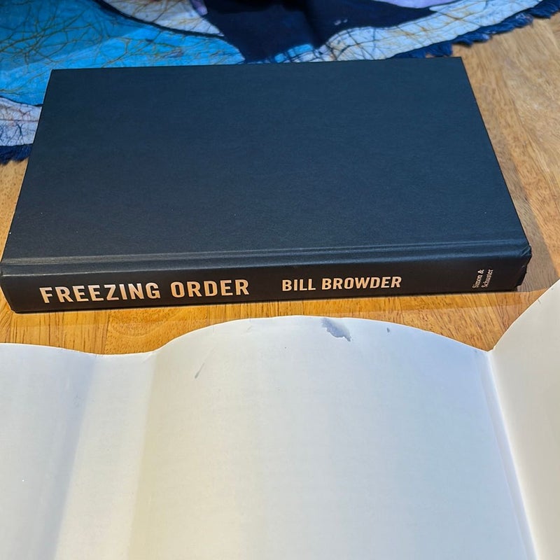 First edition/1st * Freezing Order