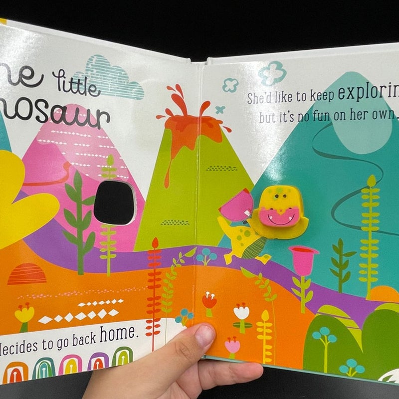 Five Little Dinosaurs are ready to explore board book