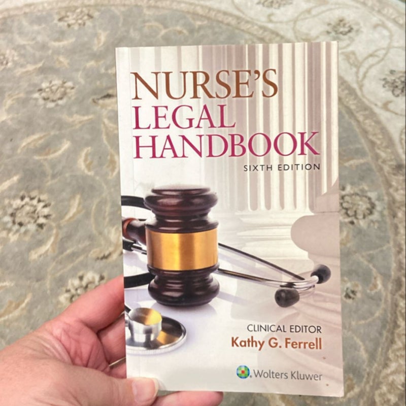 Nurse's Legal Handbook