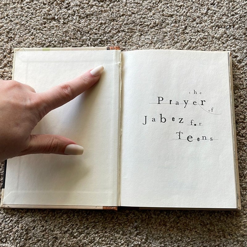 The Prayer of Jabez for Teens