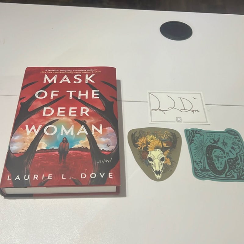 SIGNED Mask of the Deer Woman