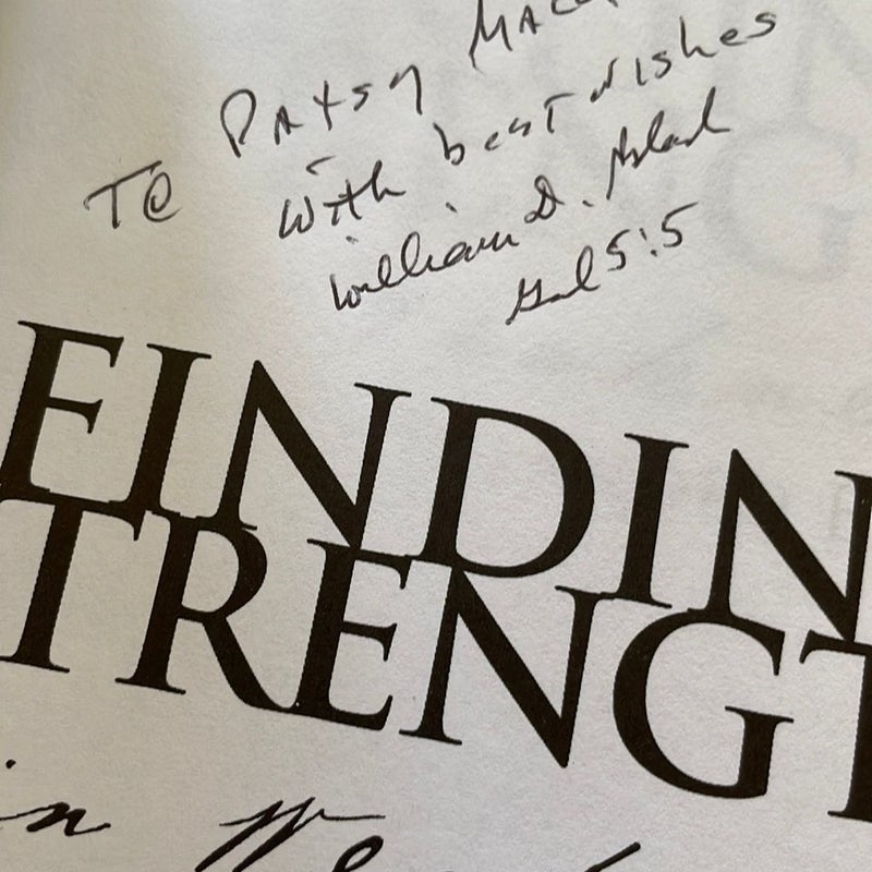 Finding Strength in Weakness (an autographed copy)