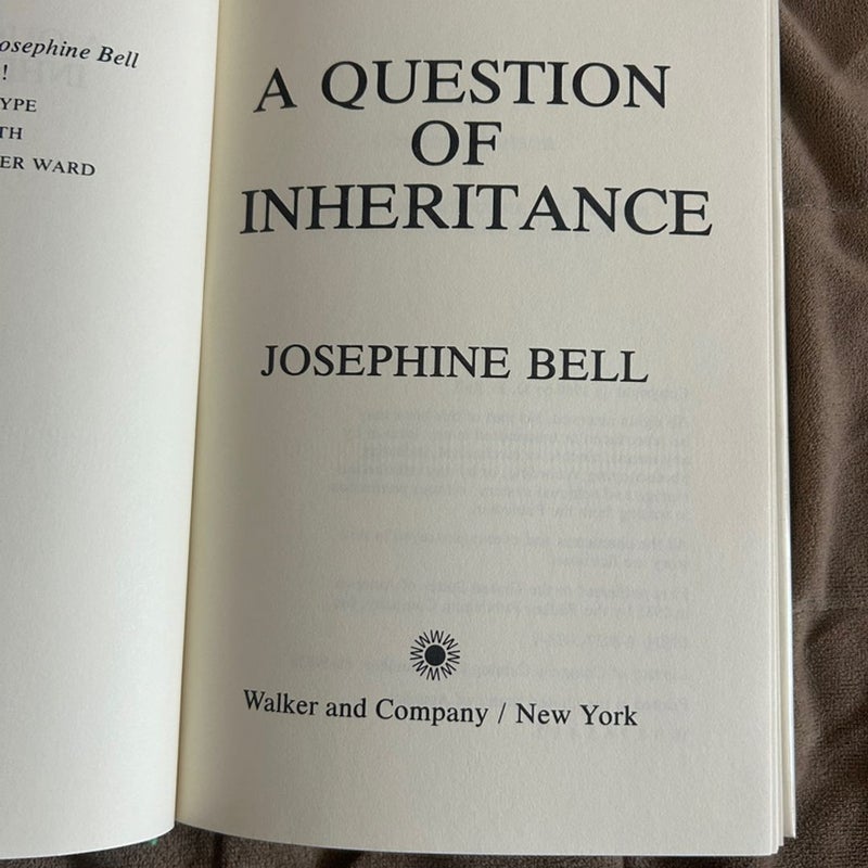 A Question of Inheritance  3465