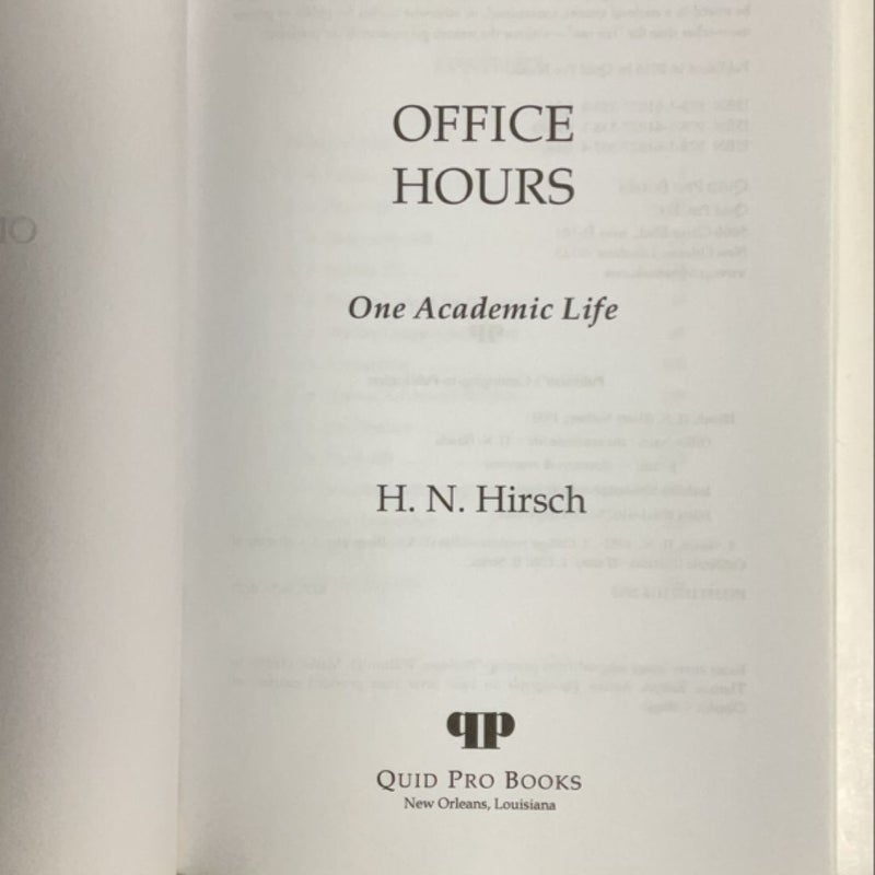 Office Hours