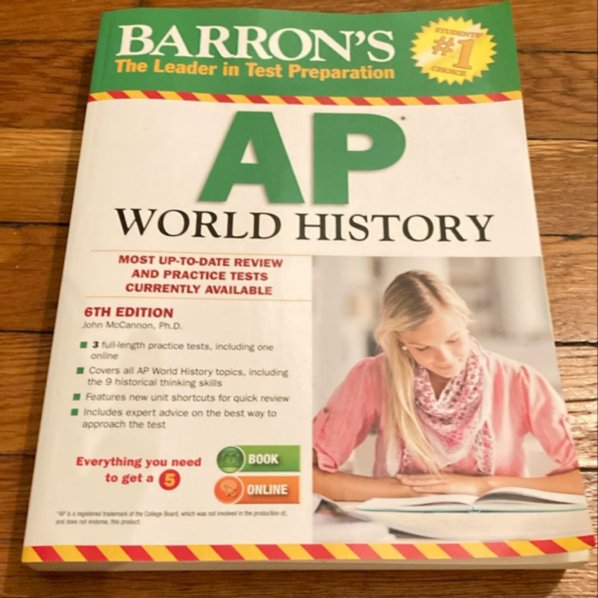 Barron's AP World History, 6th Edition by John McCannon