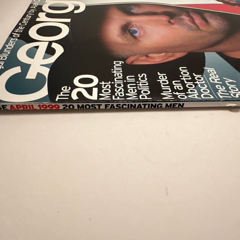 Vintage GEORGE Magazine April 1999 Garth Brooks Cover Giuliani Hillary Clinton